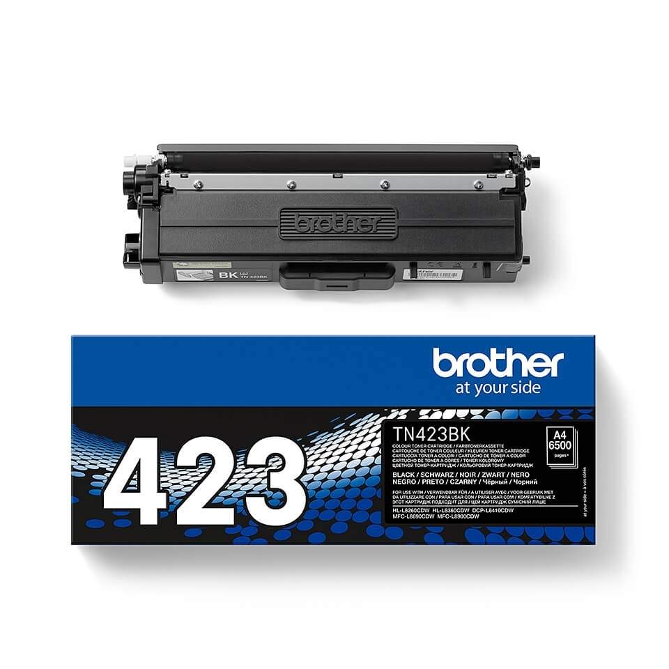 BROTHER Toner TN423BK TN-423 Sort