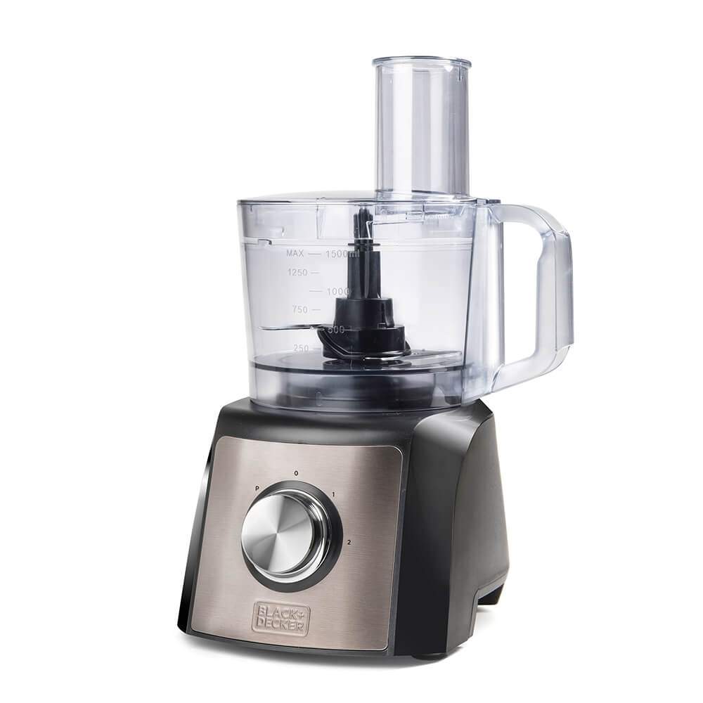 BLACK+DECKER Foodprocessor 1200W Børstet