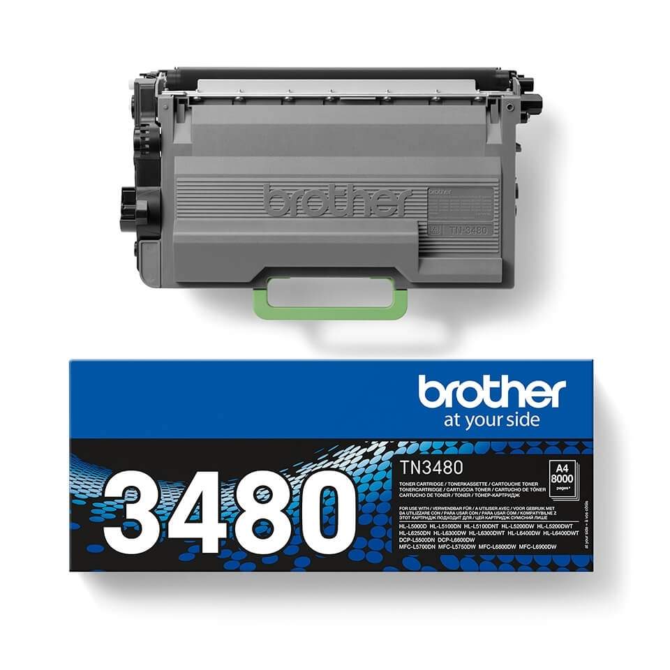 BROTHER Toner TN3480 TN-3480 Black | Hem & Hobby | Pryloteket