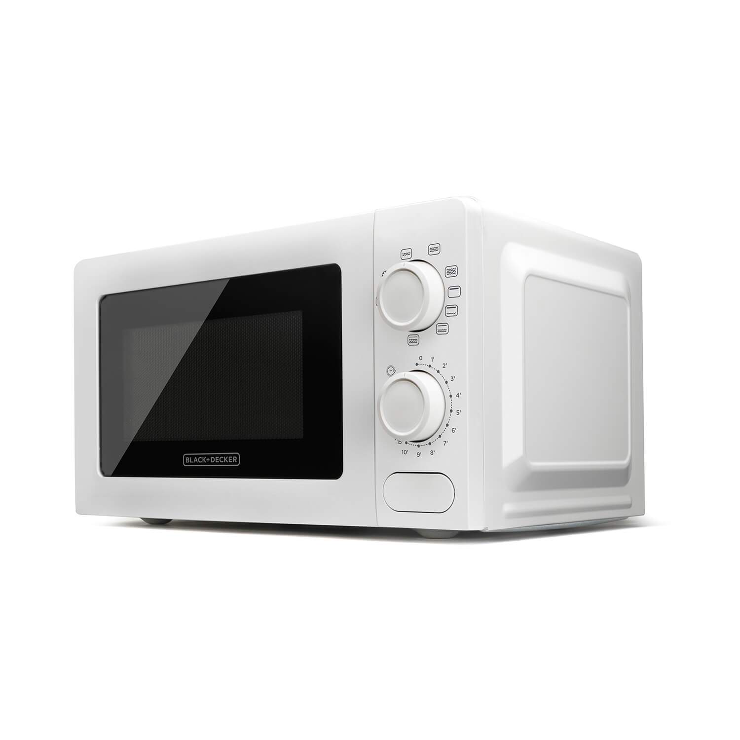 BLACK+DECKER Mikrobølgeovn 700W Grill Hvid