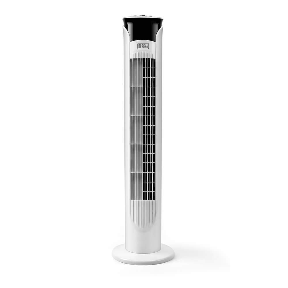 BLACK+DECKER Tårnventilator Hvid 81cm