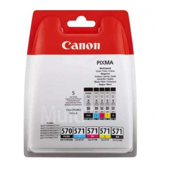 CANON Ink 0372C004 PGI-570/CLI-571 Multipack **Blister**