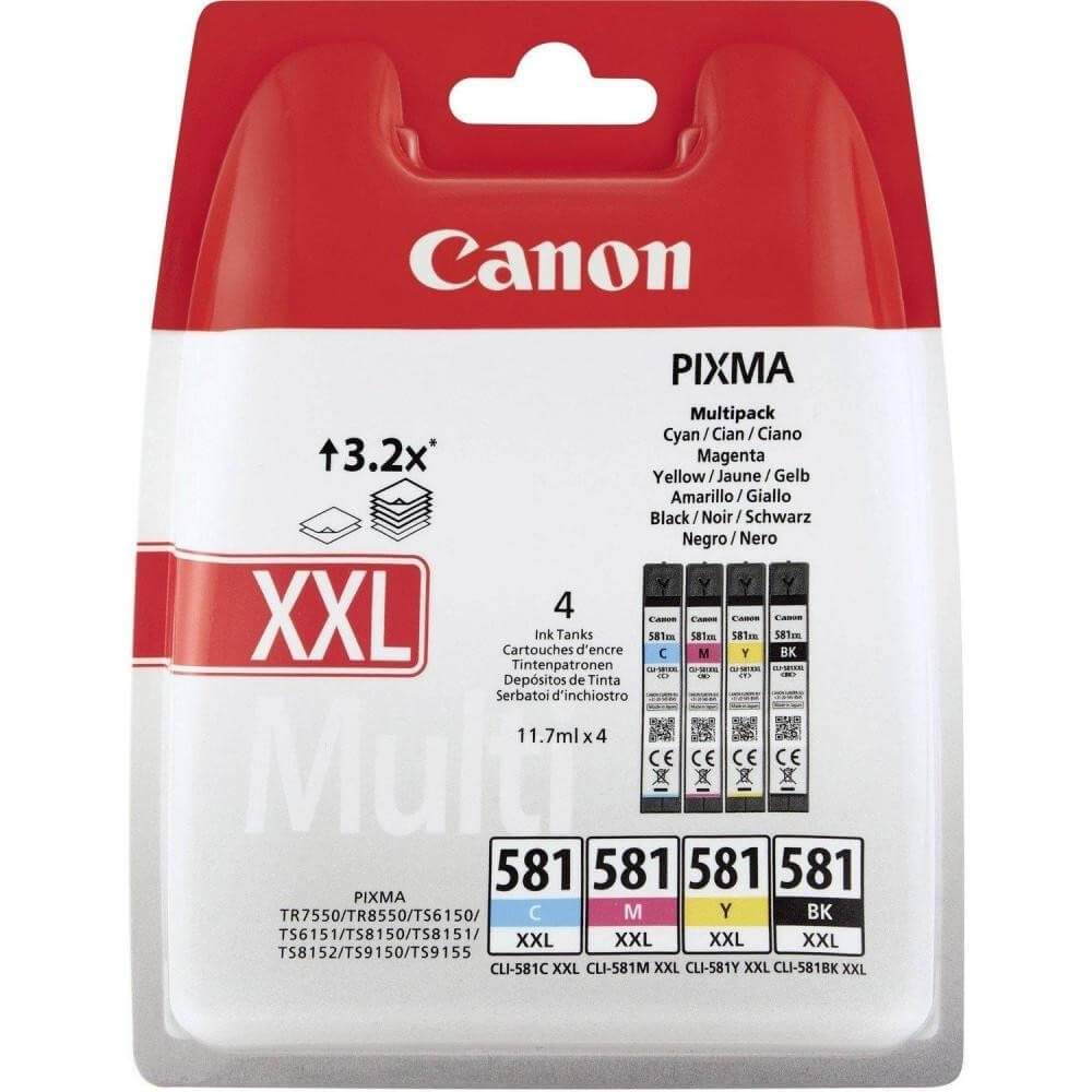 CANON Ink 1998C005 CLI-581XXL Multipack *Blister*