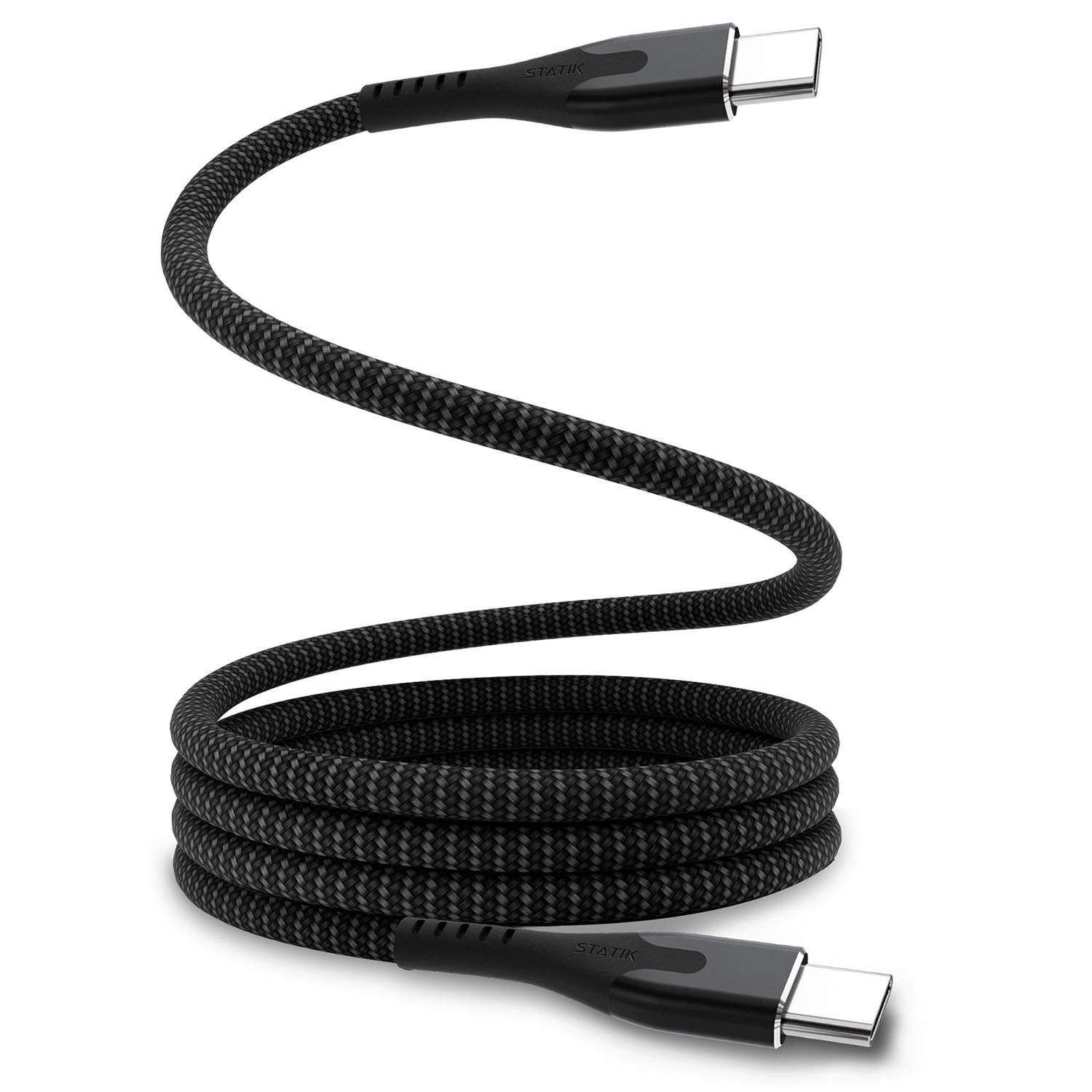 STATIK MagStack Magnetic Cable Pro USB-C til USB-C 2m Sort