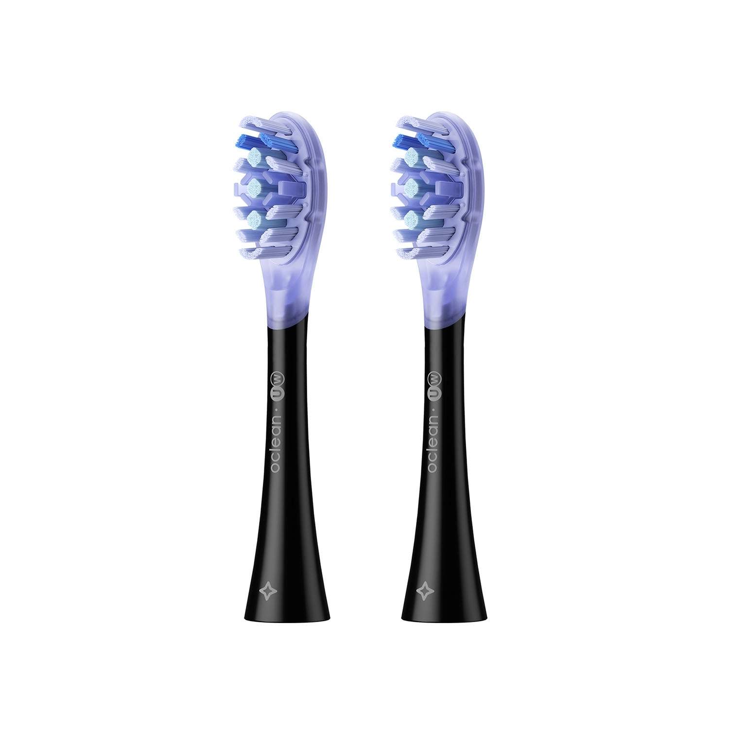 OCLEAN Børstehoved Ultra White 2 Pack Sort
