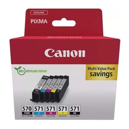 CANON Ink 0372C006 PGI-570/CLI-571 Multipack