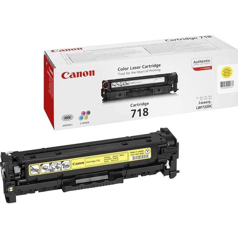 CANON Toner 2659B002 718 Gul
