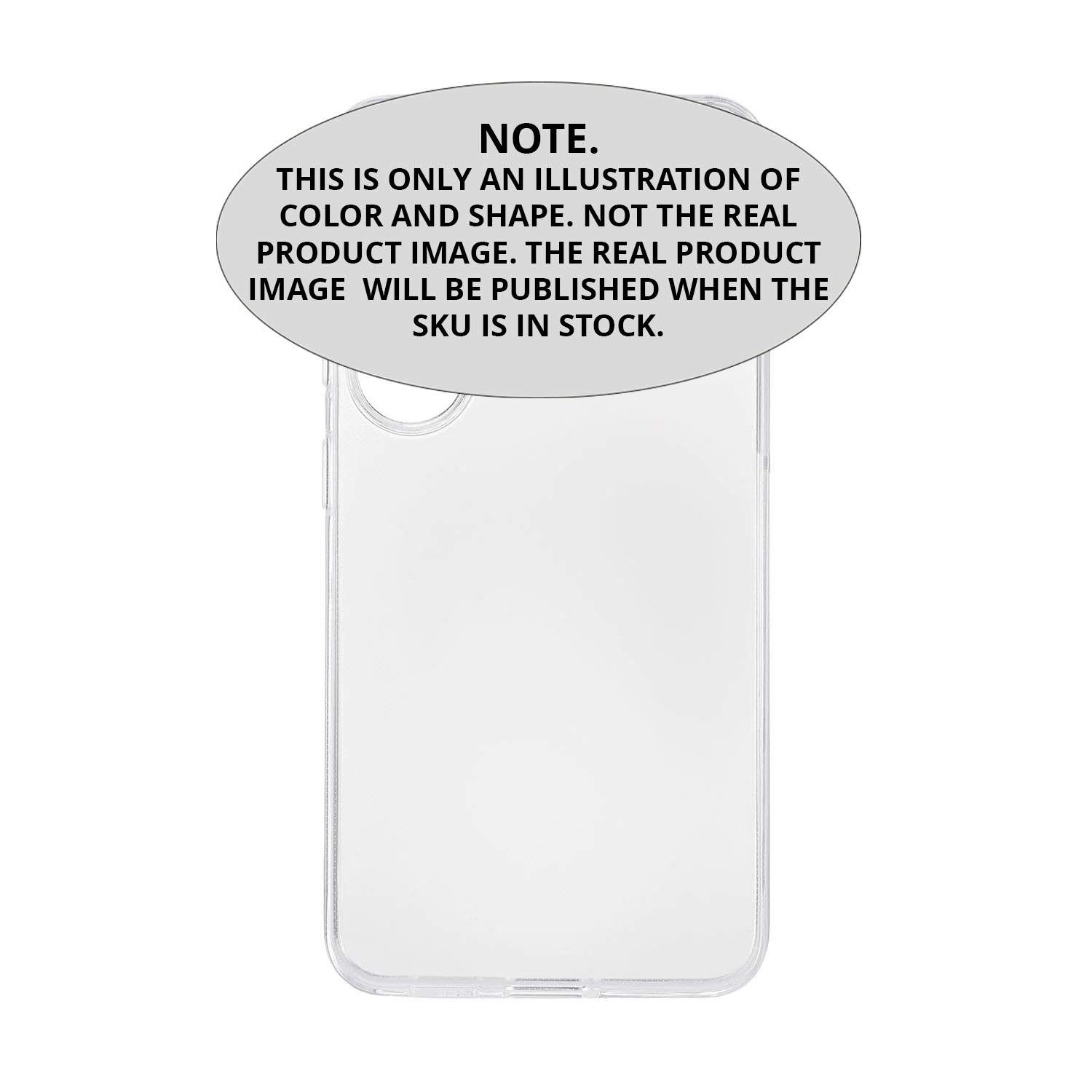 ONSALA genbrugt gennemsigtigt cover til bagsiden TPU iPhone 12/12 Pro