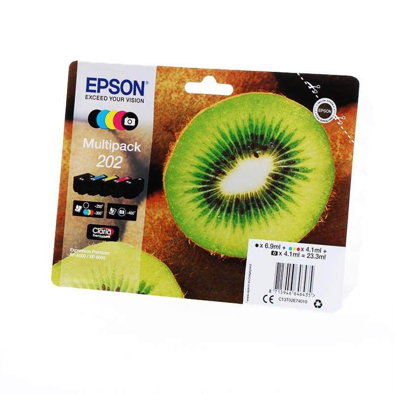 EPSON Ink C13T02E74010 202 Multipack Kiwi