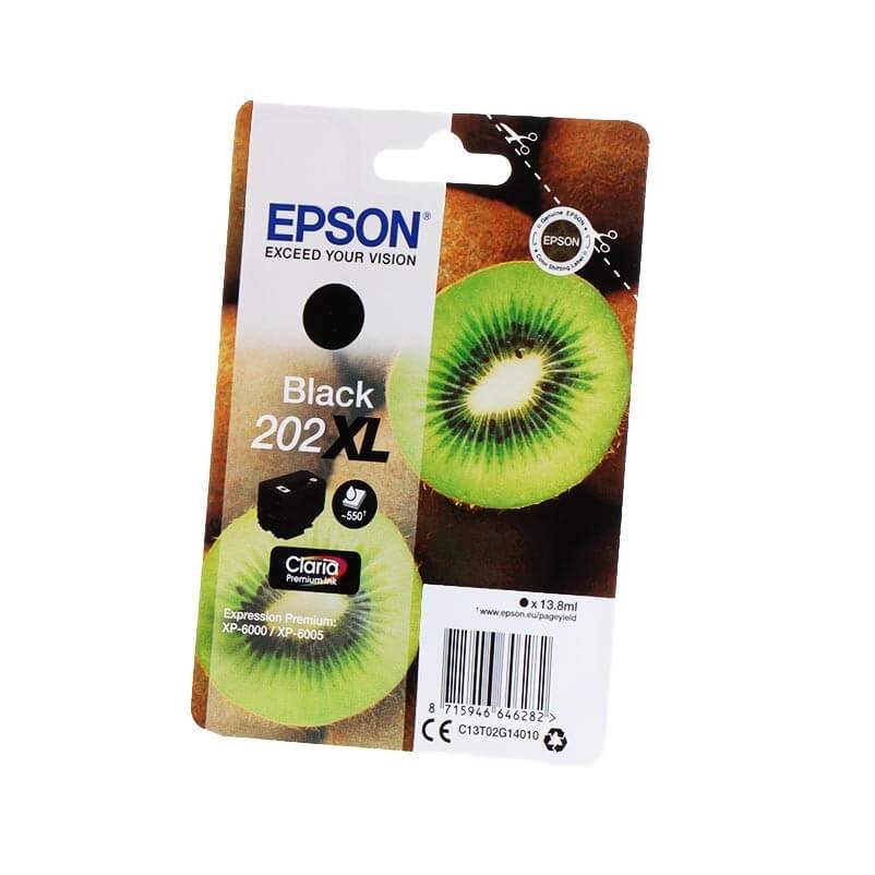 EPSON Ink C13T02G14010 202XL Sort Kiwi