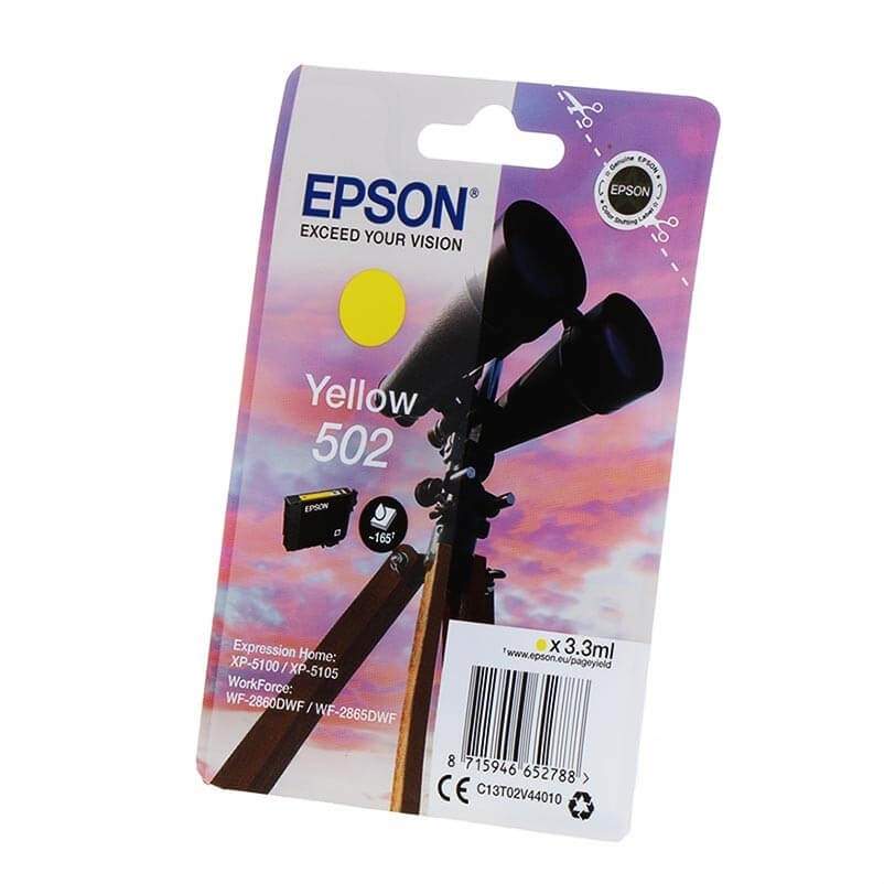 EPSON Ink C13T02V44010 502 Keltainen kiikarit