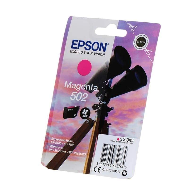 EPSON Ink C13T02V34010 502 Magenta kikkert