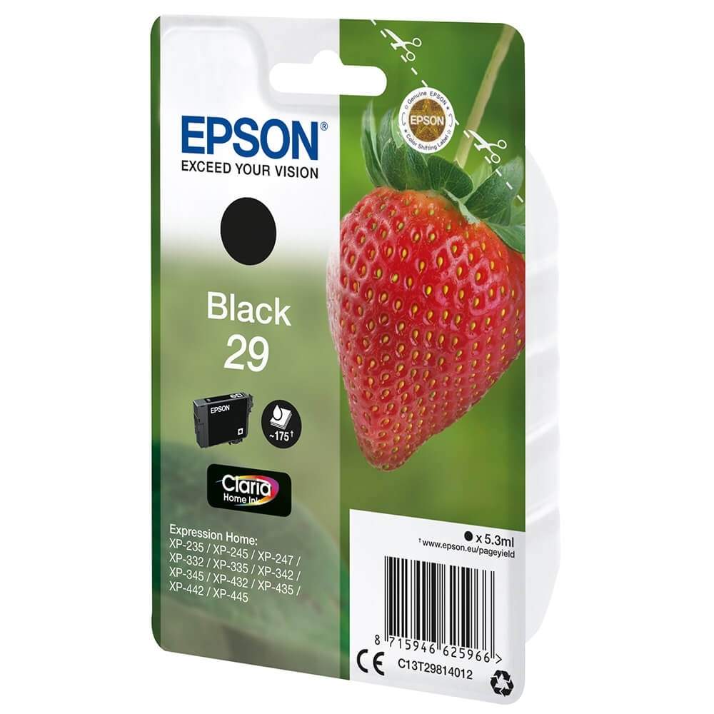EPSON Ink C13T29814012 29 sorte jordbær