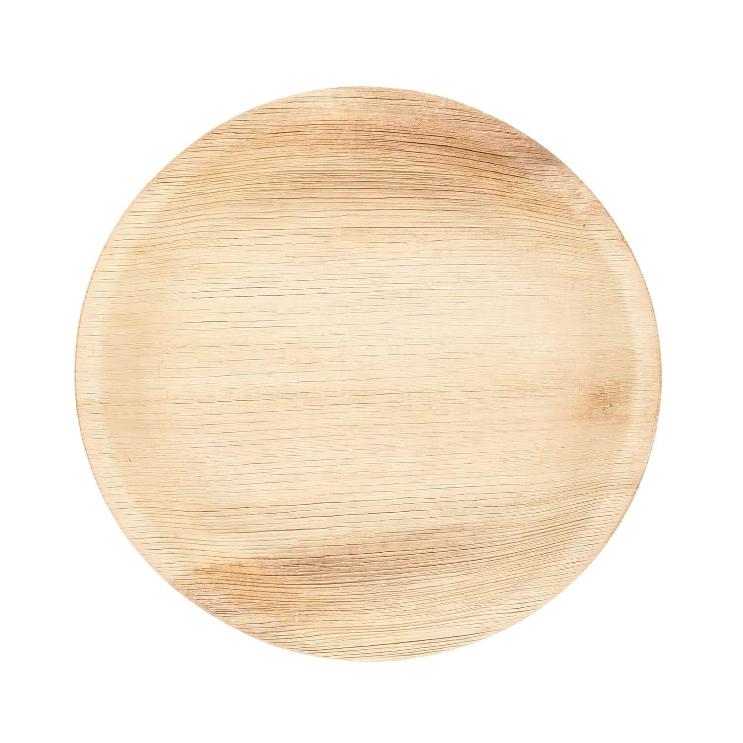 MAKU Palmebladsplade Rund 25cm 10 Stk