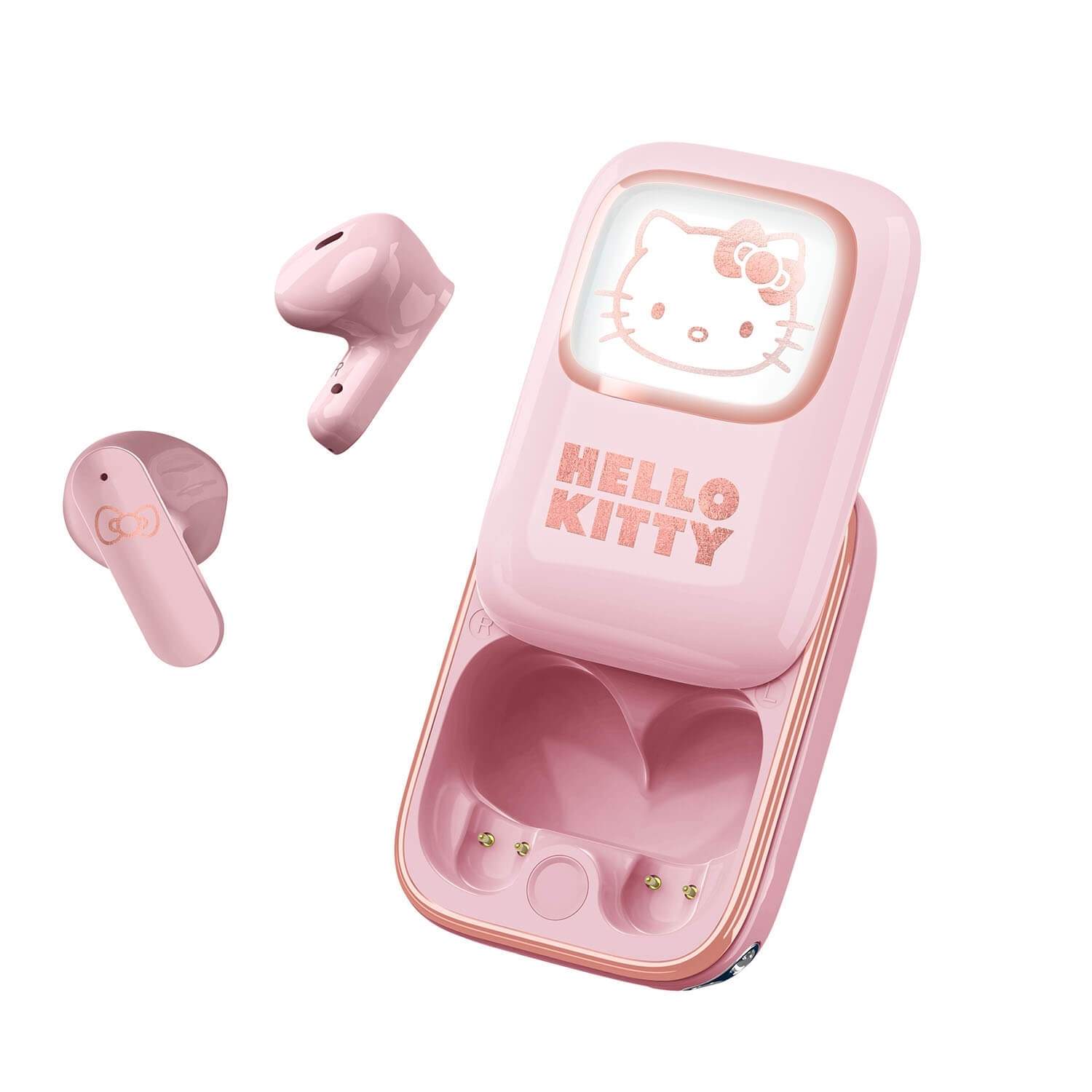 Hello Kitty Hörlurar Rosa In-Ear TWS Slide Med LED | Sport & Fritid - Träning | Pryloteket