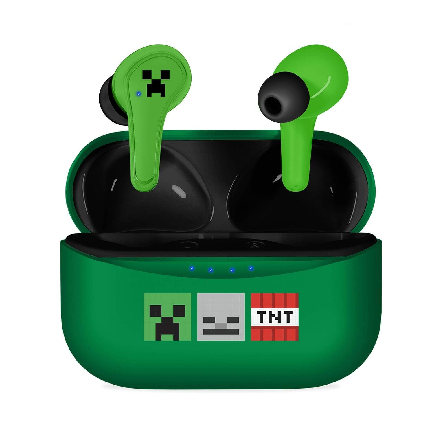 MINECRAFT Hörlurar Grön In-Ear TWS | Elektronik - Ljud & Bild - Hörlurar & Headset - Trådlösa Hörlurar | Pryloteket