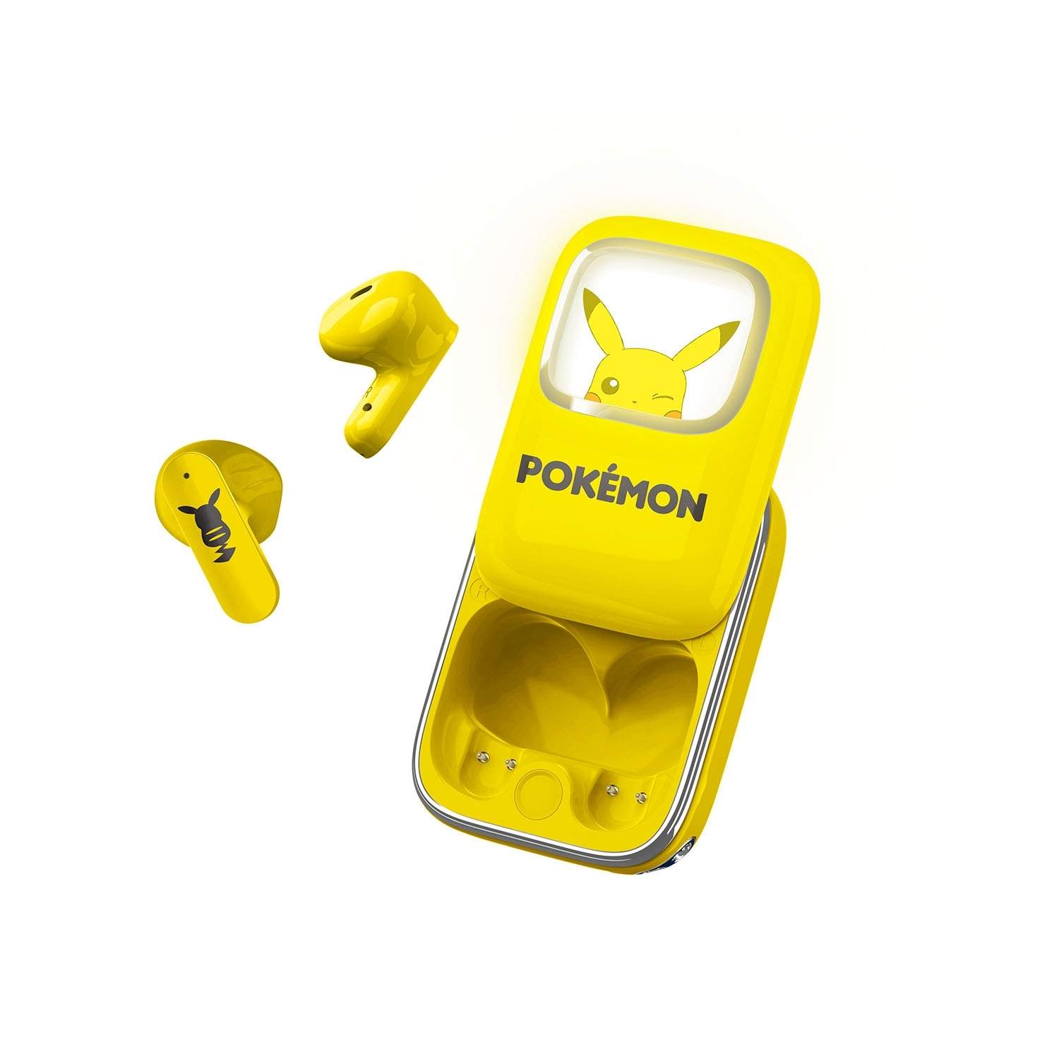 POKEMON Pikachu Hörlurar In-Ear TWS Slide Med LED | Elektronik - Ljud & Bild - Hörlurar & Headset - In-ear | Pryloteket
