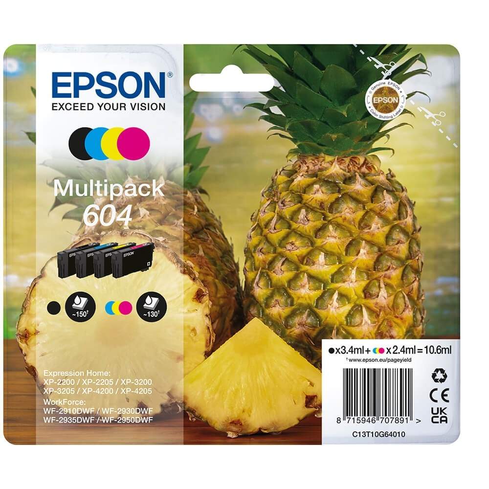 EPSON Ink C13T10G64010 604 Multipack Ananas