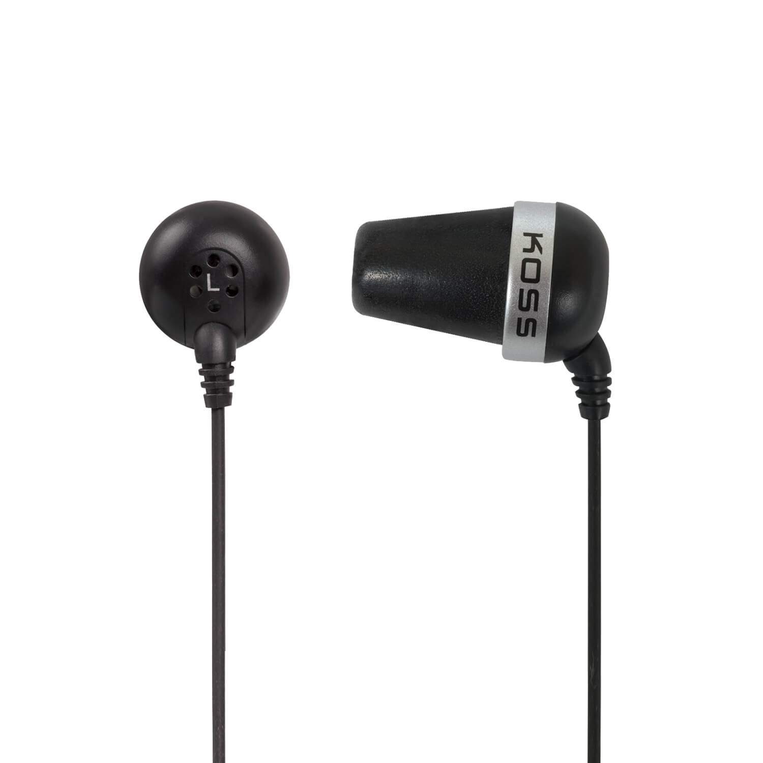 KOSS Hovedtelefon In-Ear Stik sort