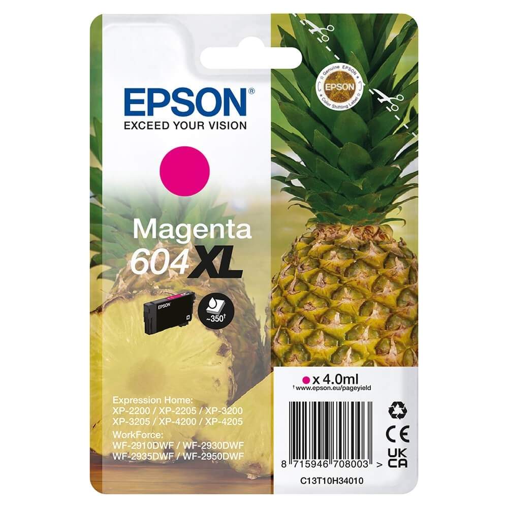EPSON Ink C13T10H34010 604XL Magenta Ananas