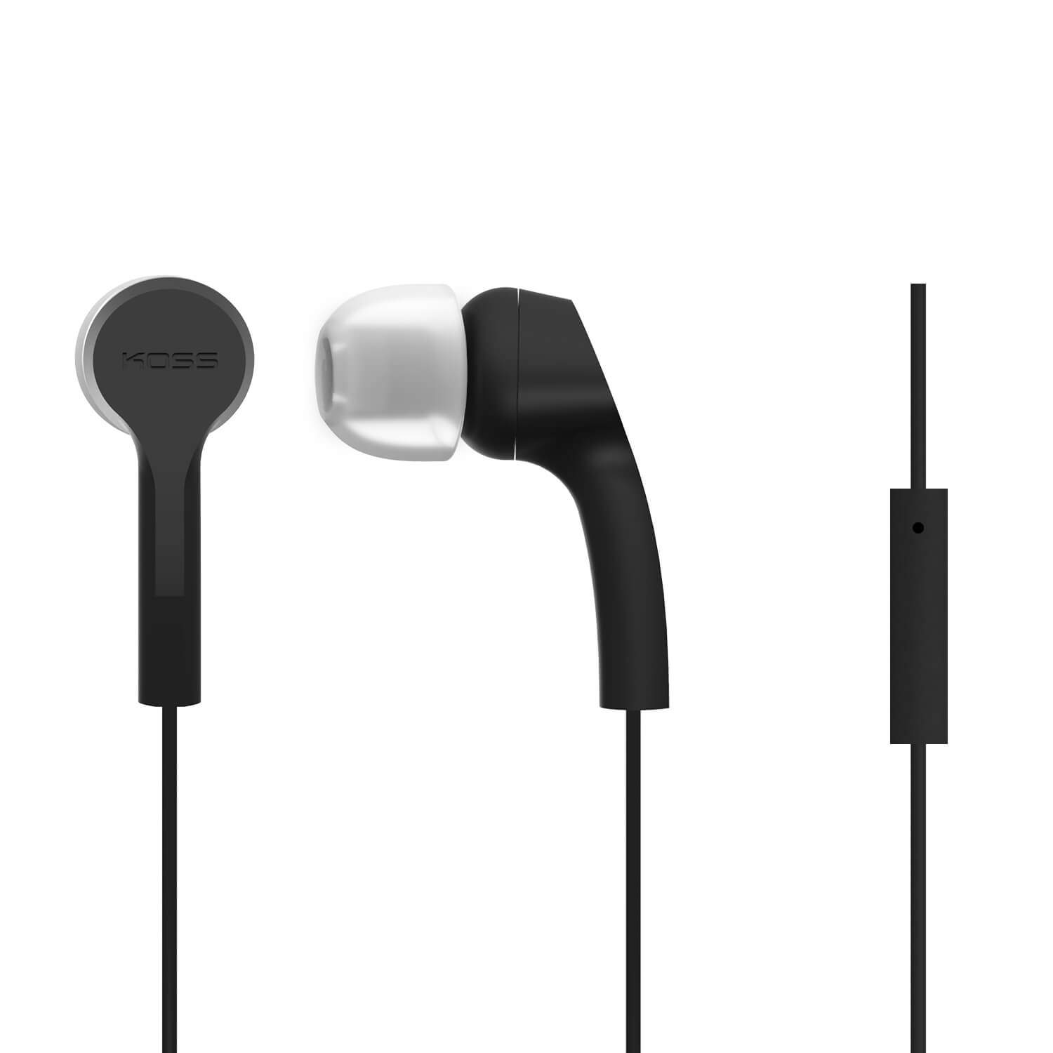 KOSS Hovedtelefon KEB9i In Ear Mic Sort