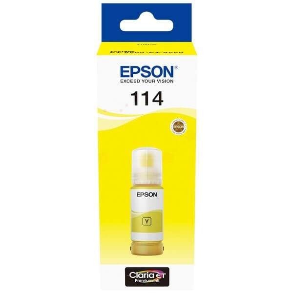 EPSON Ink C13T07B440 114 Gul Ecotank