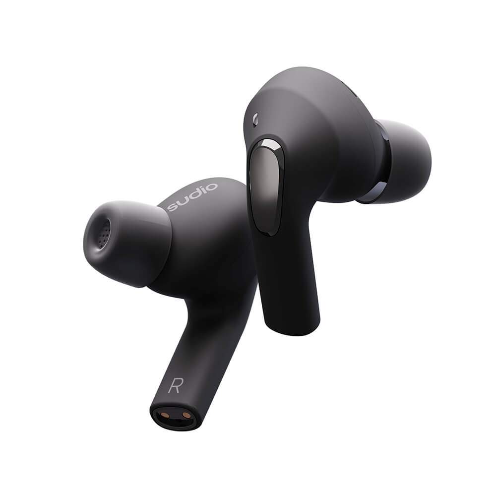 SUDIO Hovedtelefon In-Ear E2 True Wireless ANC Sort