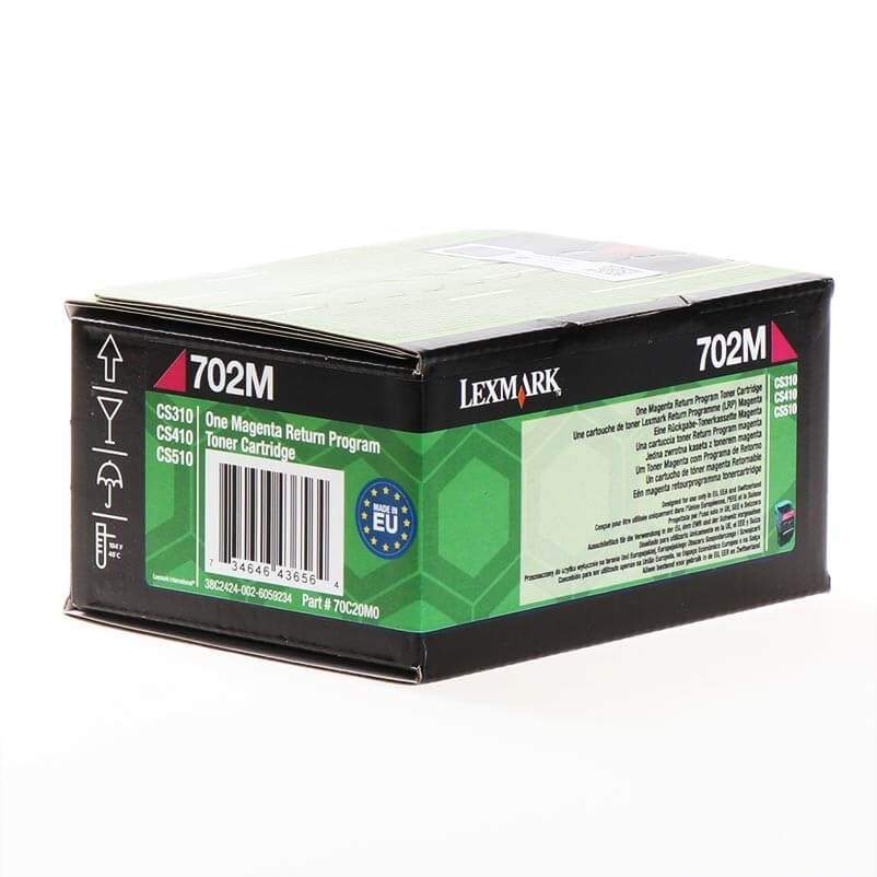 LEXMARK Toner 70C20M0 702 Magenta retur