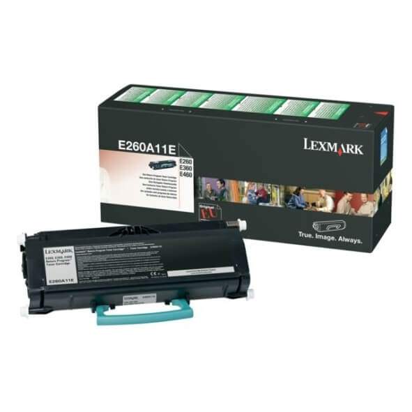 LEXMARK Toner E260A11E Sort retur
