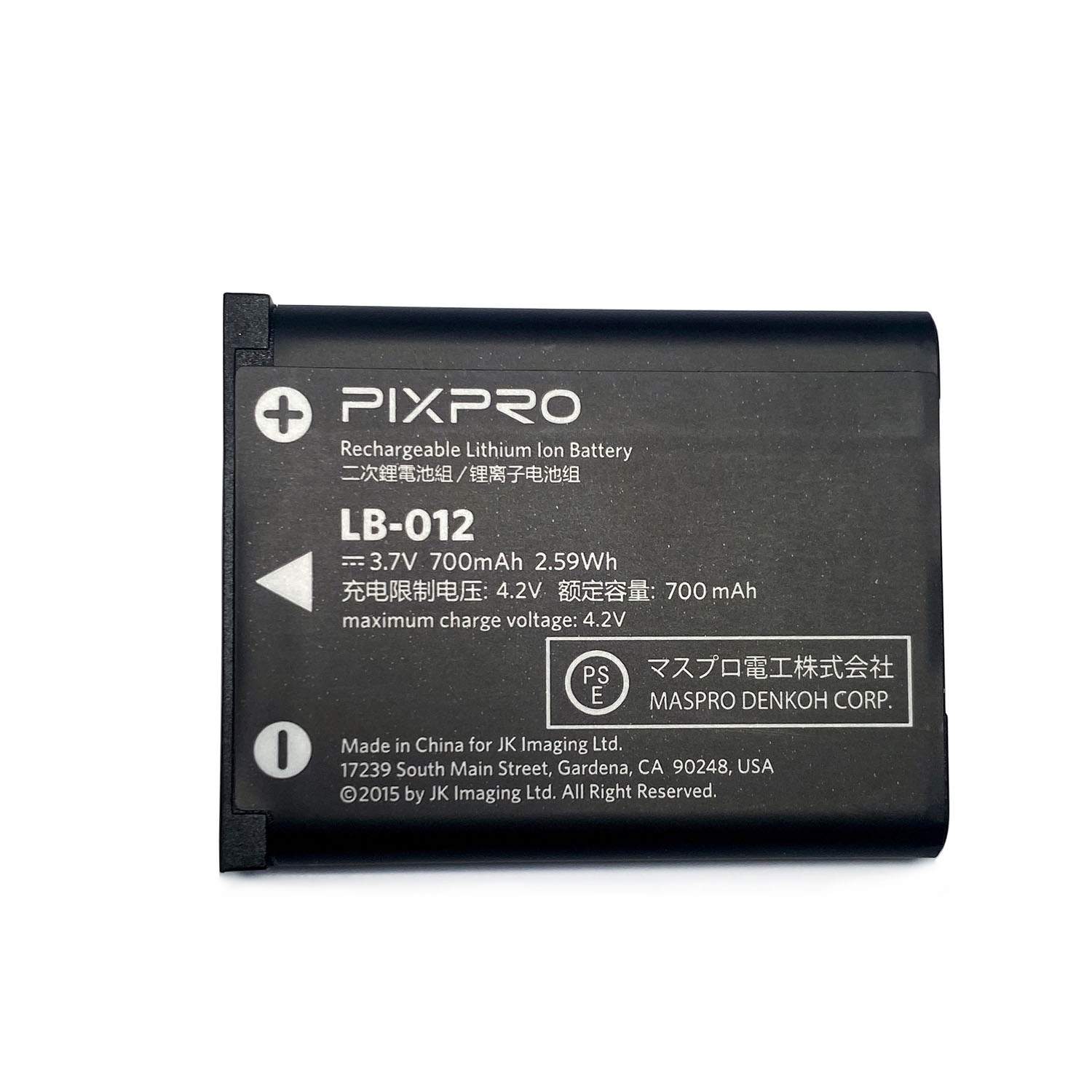 KODAK batteri Pixpro FZ53-F55 LB-012 3,7V/700mAh