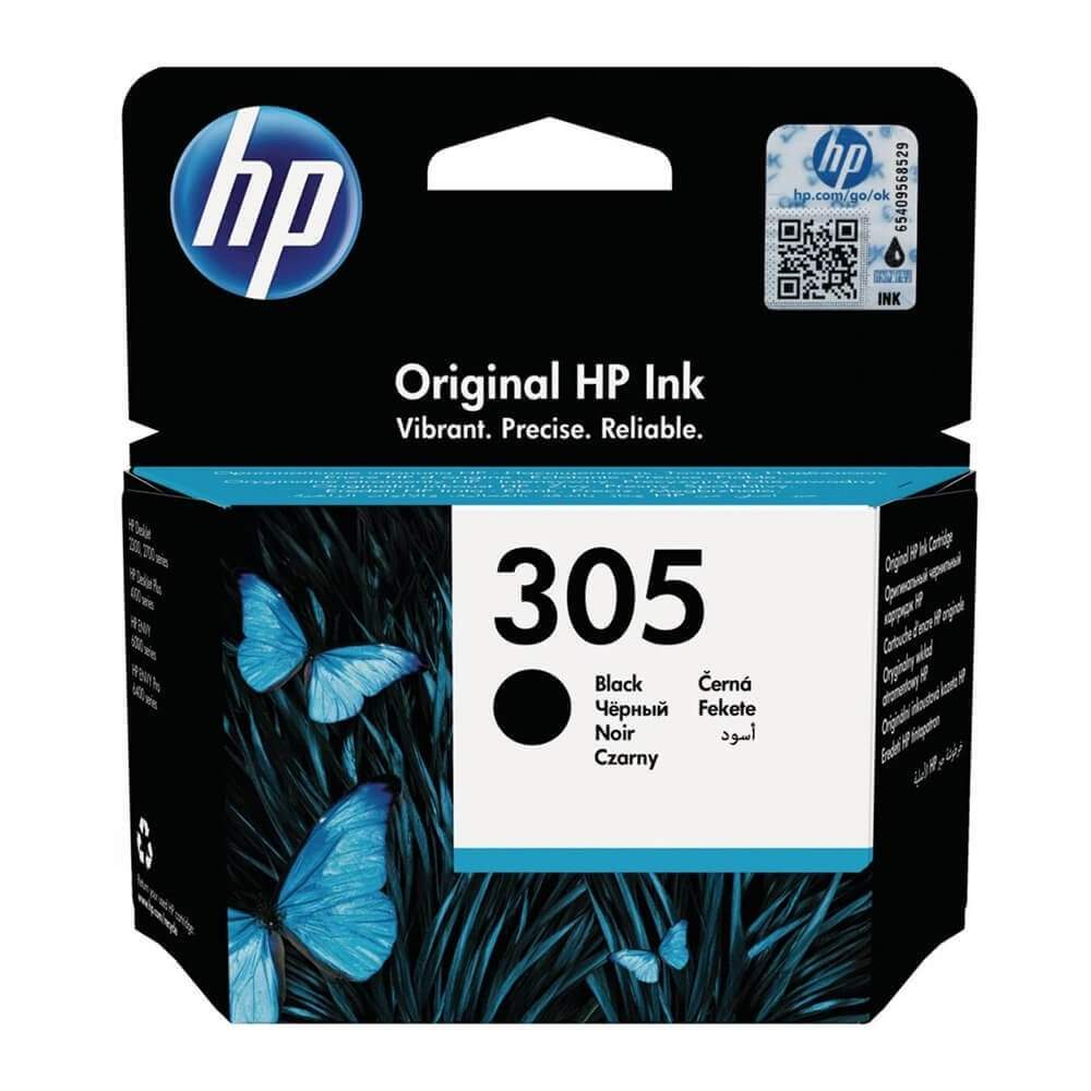 HP Ink 3YM61AE 305 Sort