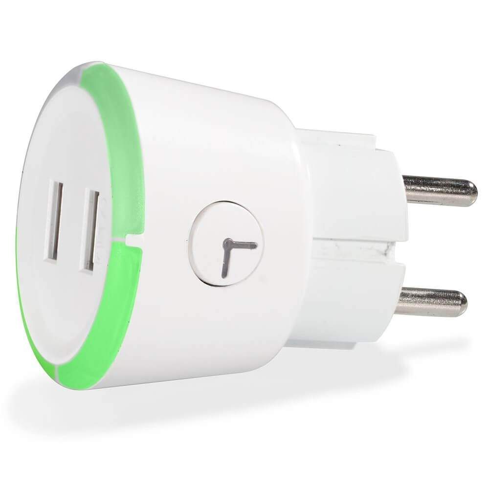 CAPIDI Timer 2x USB 3.4A Hvid