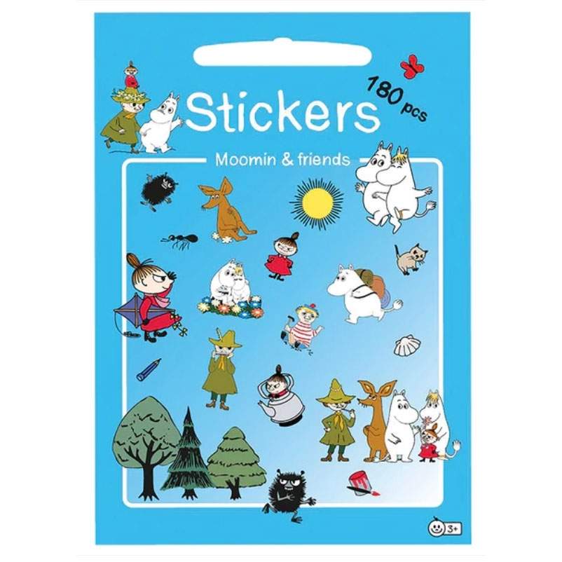 Moomin Stickers Friends w. 180 klistermærker