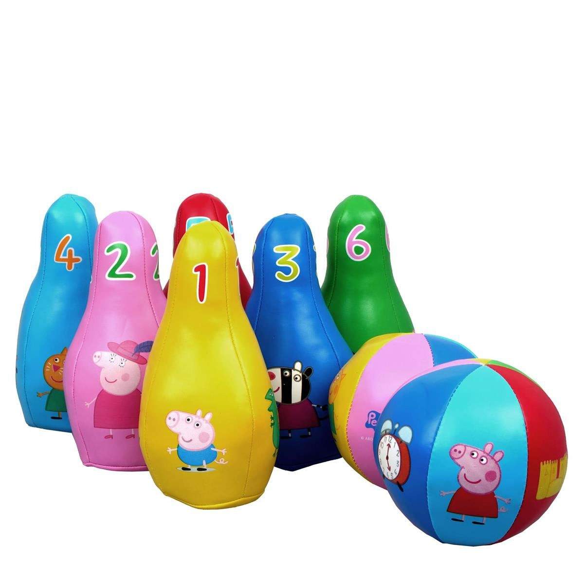 Peppa Pig Soft Bowling Se