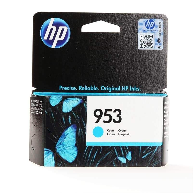 HP blæk F6U12AE 953 Cyan