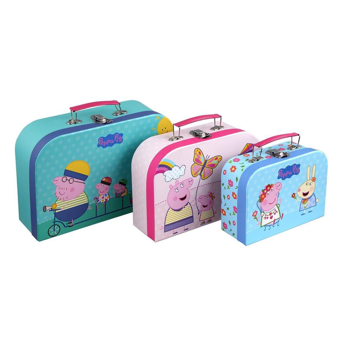 Peppa Pig Kufferter 3 stk sæt assorteret