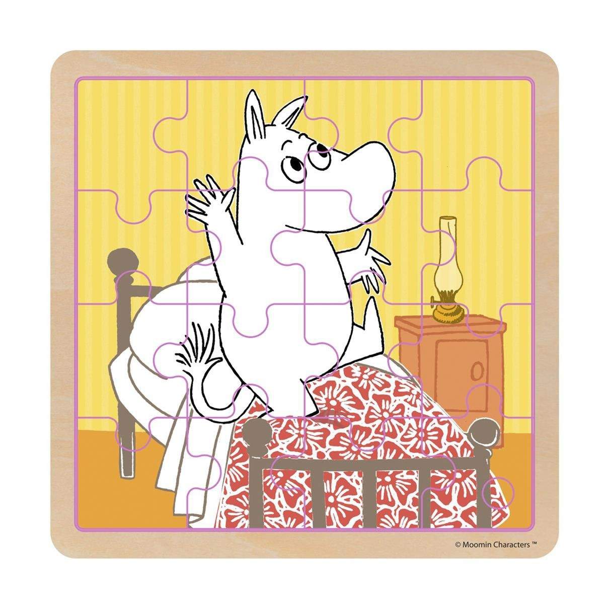 Moomin Træpuslespil Sengetid Jumping