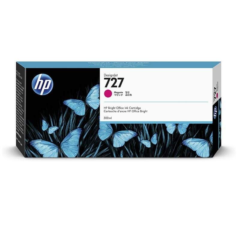 HP Ink F9J77A 727 Magenta 300ml