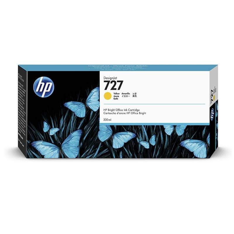 HP Ink F9J78A 727 Keltainen 300ml