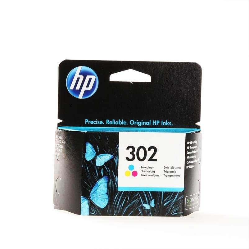 HP Ink F6U65AE 302 trefarvet