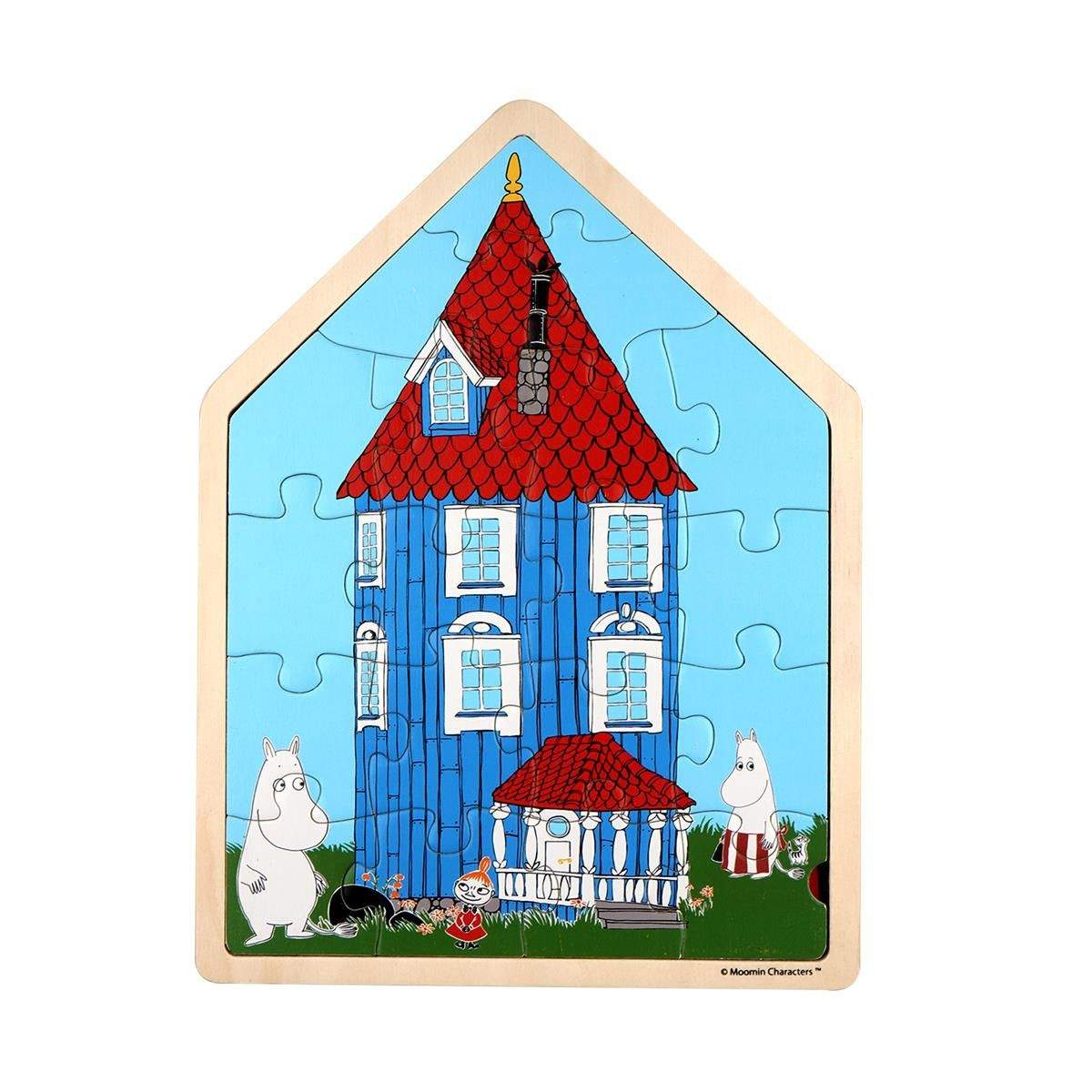 Mumin träinramat pusselhus | Leksaker & Spel - Leksaker - Pussel | Pryloteket