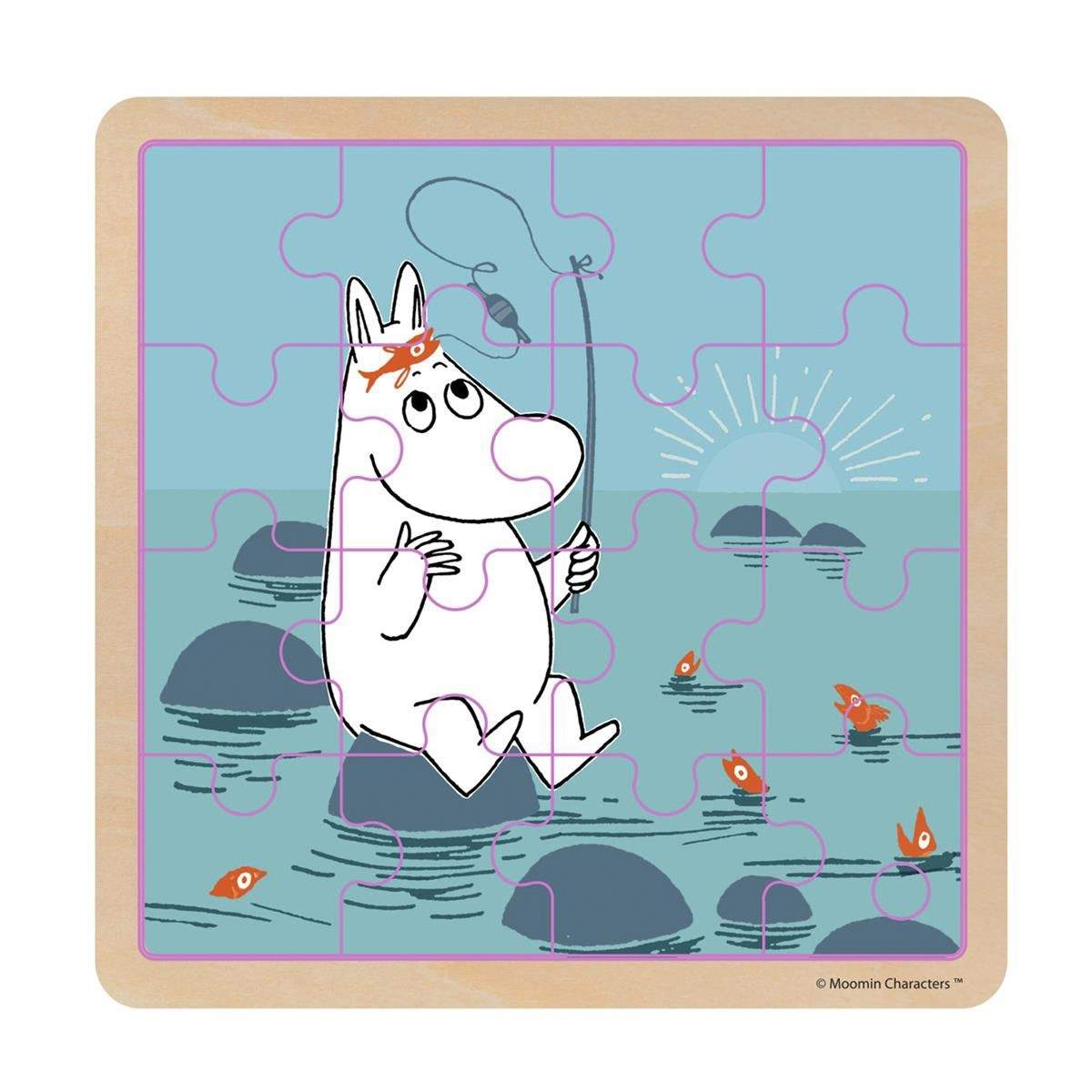Mumin træpuslespil fiskeri