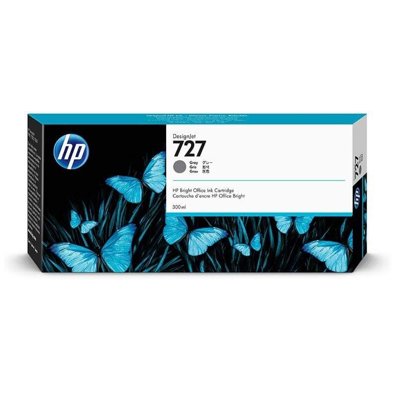HP Ink F9J80A 727 Grå 300ml