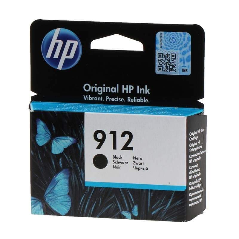 HP Ink 3YL80AE 912 Sort