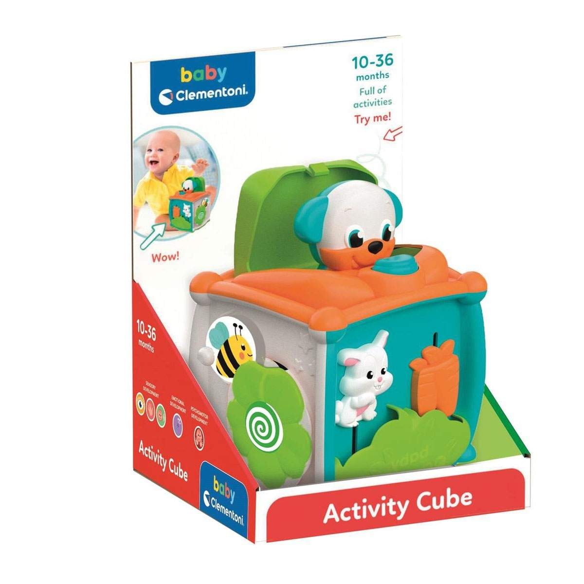 Peek-a-boo Cube (100 % genbrugt)