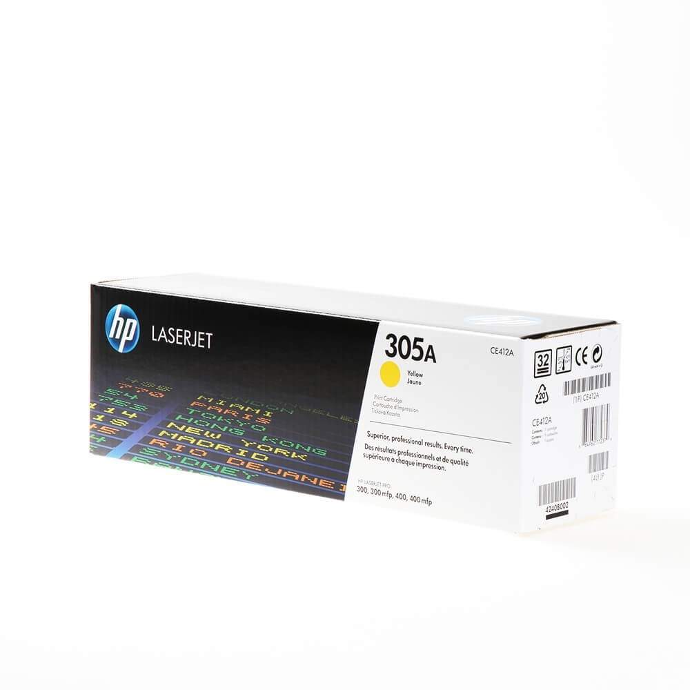 HP Toner CE412A 305A Gul