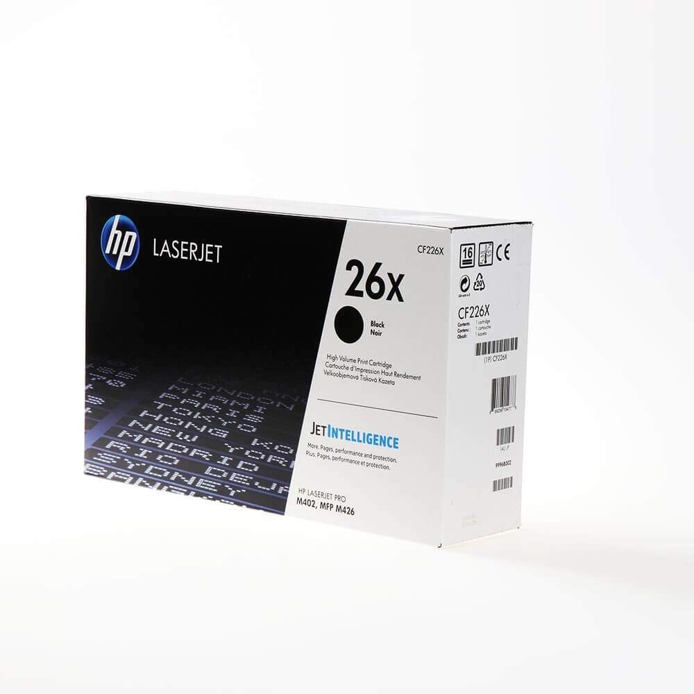 HP Toner CF226X 26X Sort