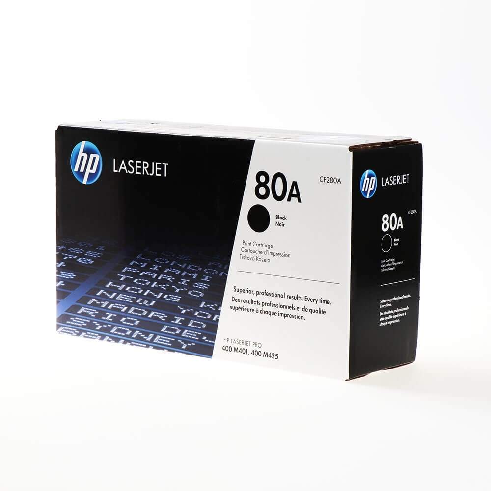 HP Toner CF280A 80A Sort