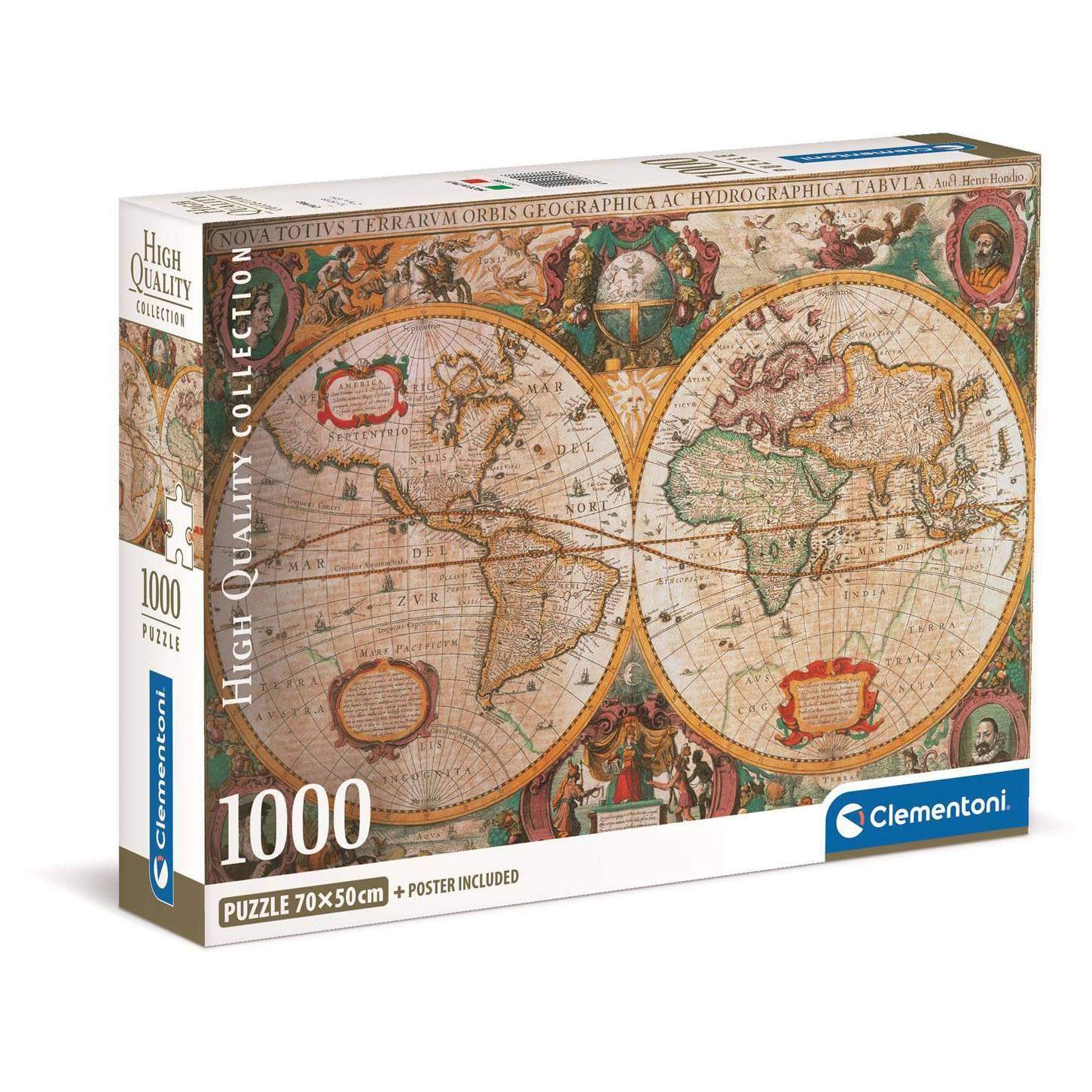 1000 st. CB High Quality Collection Old-Map | Hem & Hobby | Pryloteket