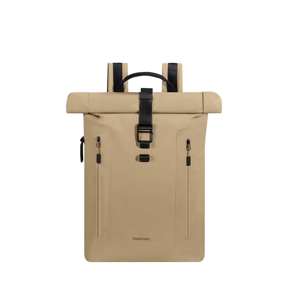 SAMSONITE Rygsæk Coatify Biz Rolltop 15,6" Sand